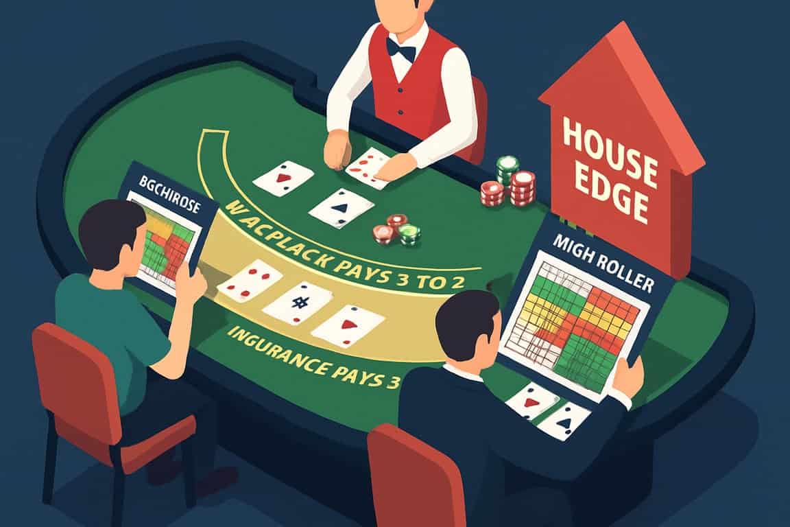 House Edge Blackjack: A Tale of a Beginner and a High Roller